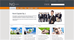 Desktop Screenshot of nord-capital.pl