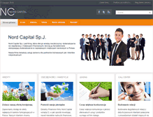 Tablet Screenshot of nord-capital.pl